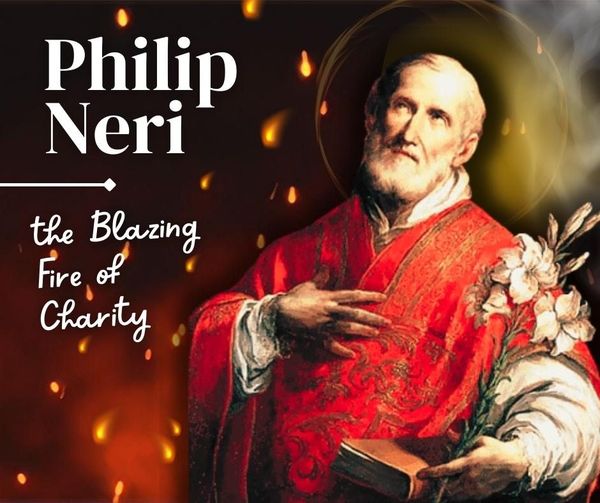 While praying in the Roman catacombs on Pentecost, Philip Neri had a mystical ex...